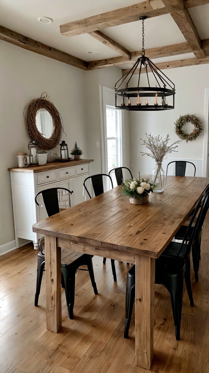 20+ Farmhouse Dining Room Decor Ideas