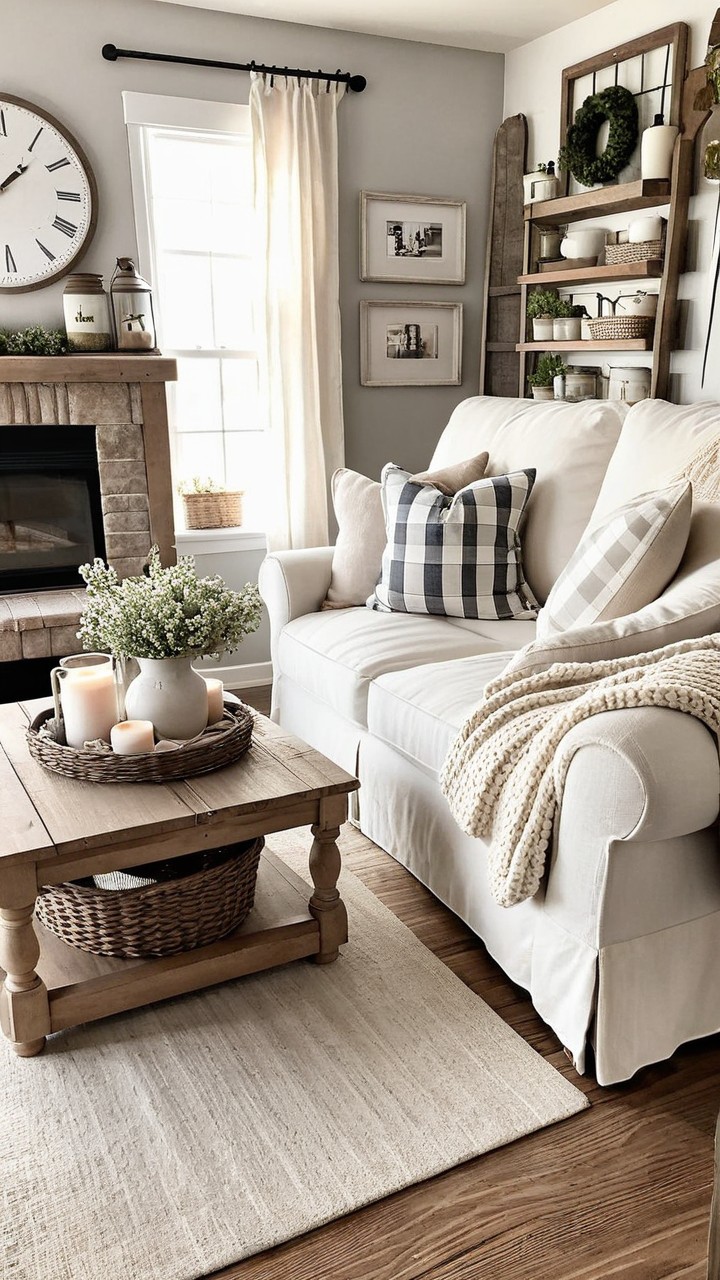 20+ Cozy Farmhouse Living Room Ideas to Transform Your Home