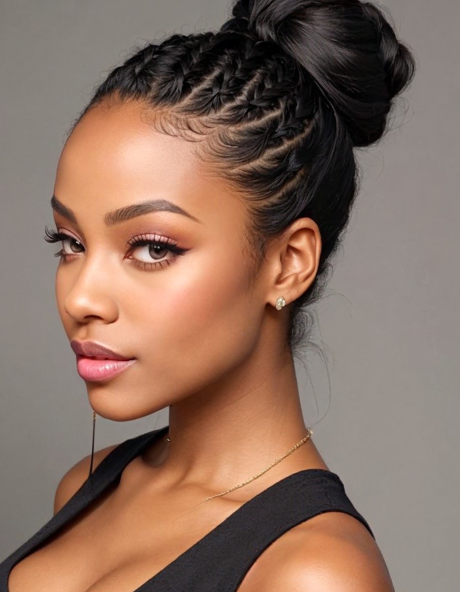 20+ Bun Hairstyles for Black Women