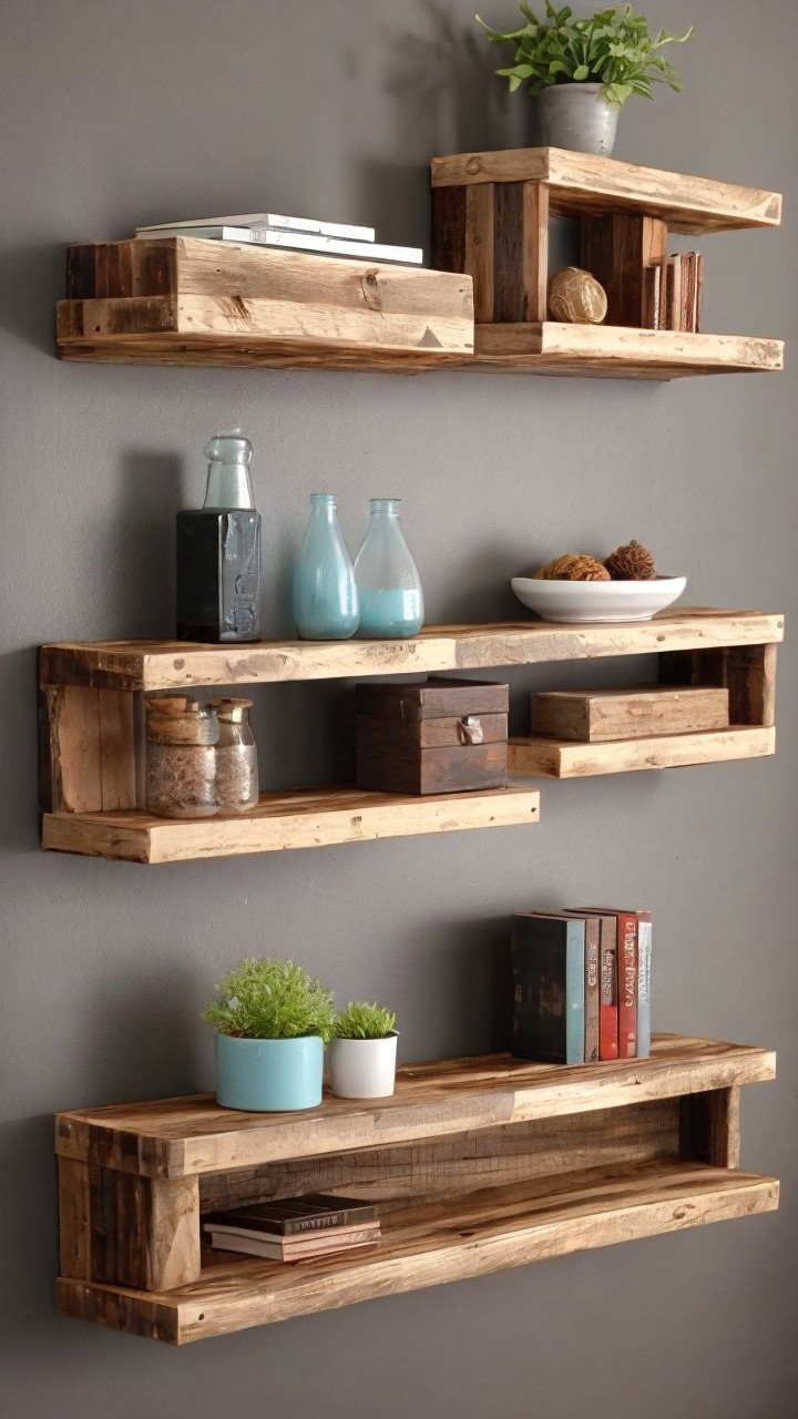 20+ Rustic Wall Shelves Ideas